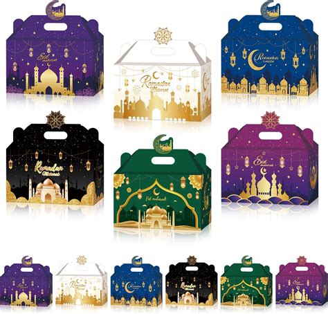 Pcs Eid Party Favors Includes Pcs Ramadan Eid Mubarak Treat Boxes