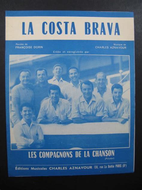 La Costa Brava Charles Aznavour Les Compagnons De La Chanson 1965 Par