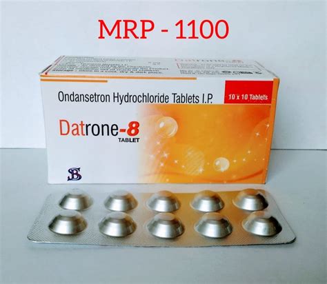 Datrone Ondansetron Hydrochloride Tablet Ip Packaging Type Strip 8 Mg At Rs 1100box In Sas Nagar