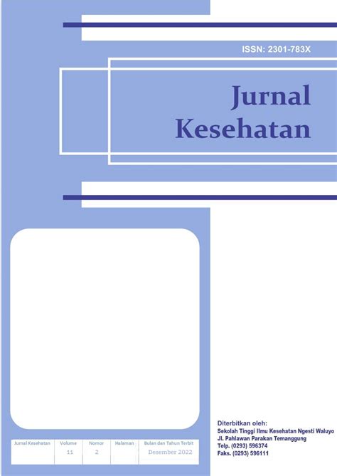 Vol 11 No 2 2022 Jurnal Kesehatan Jurnal Kesehatan