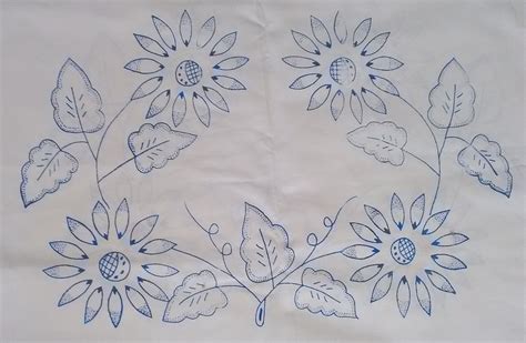 Dibujos De Flores Para Bordar A Mano