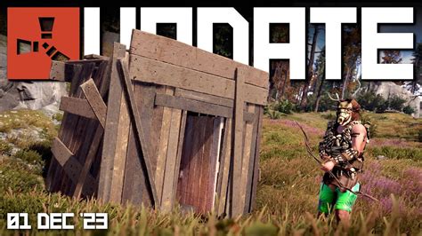 All About The New Shelters And Legacy Bow Rust Update 1st December