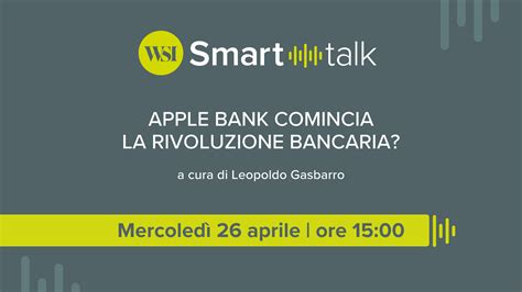 Apple Comincia La Rivoluzione Bancaria Wall Street Italia