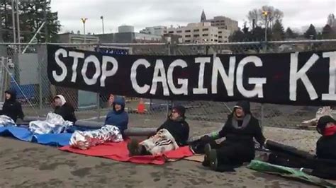 Activists Block Access To New King Co Youth Jail Under Construction