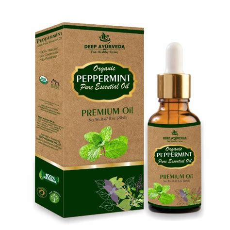 Deep Ayurveda Peppermint Pure Essential Oil Uses Price Dosage Side