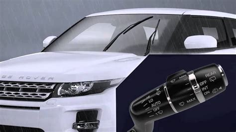 Wiper Control And Features Range Rover Evoque Land Rover Usa Youtube