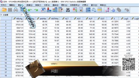 Spss判别分析在spss软件中的操作节结果解读视频教程——【杏花开医学统计】哔哩哔哩bilibili