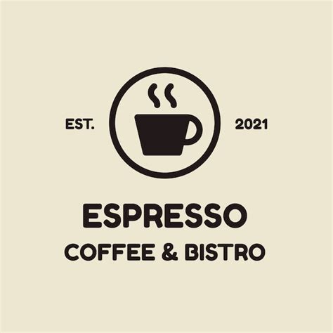 Plantilla logotipo cafetería Vector Gratis