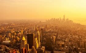 New York Cityscape During Sunset HD New York Wallpapers HD Wallpapers