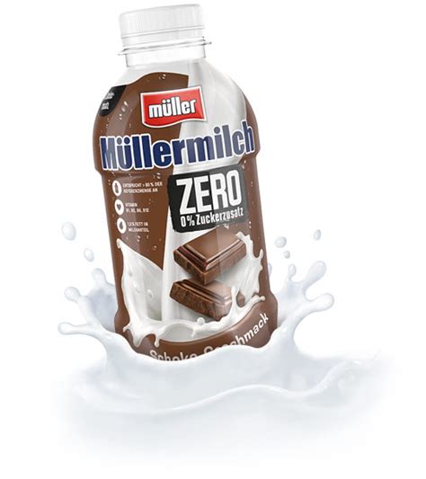 Müllermilch Zero Schoko Geschmack Molkerei Müller