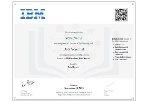 IBM Data Science Professional Certificate