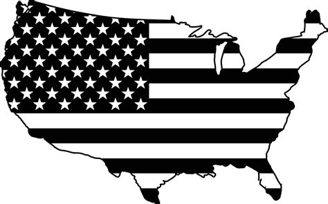 Usa Map Image Black And White Infoupdate Org