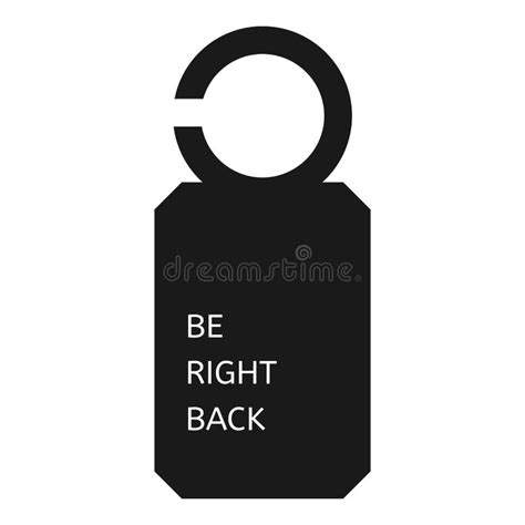 Be Right Back Sign Stock Illustrations – 589 Be Right Back Sign Stock ...