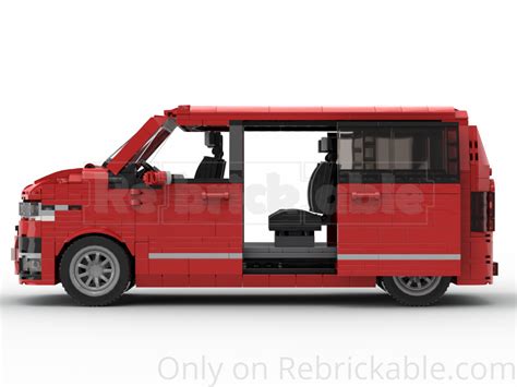 Lego Moc Volkswagen T61 Multivan By Huan3176 Rebrickable Build With Lego