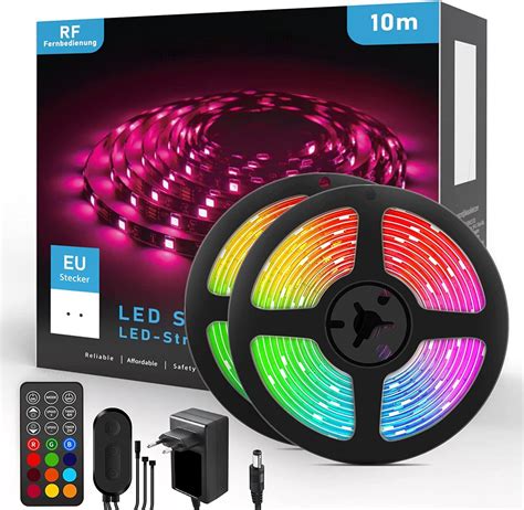 LED Strip 10M RGB LED Streifen Farbwechsel Led Lichterkette Mit