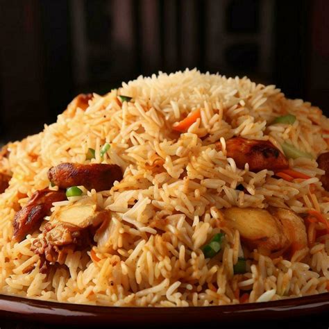 Aromatic Basmati Biryani Crafted With Generative Ai Stock