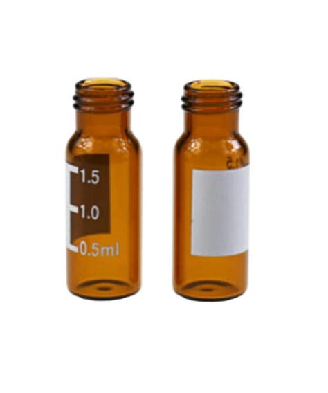 Hplc Vial Amber Glass Ml With Screw Pk Hayat Scientific