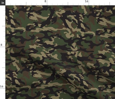 Forest Camo Fabric Spoonflower