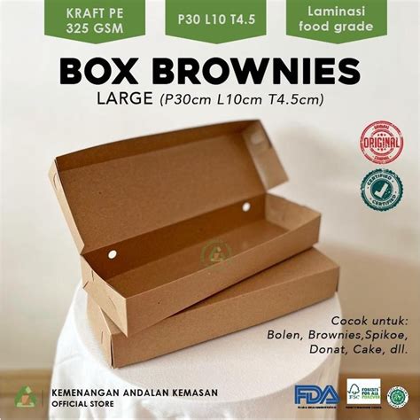 Jual Box Brownies Dus Brownies X X Kemasan Brownies