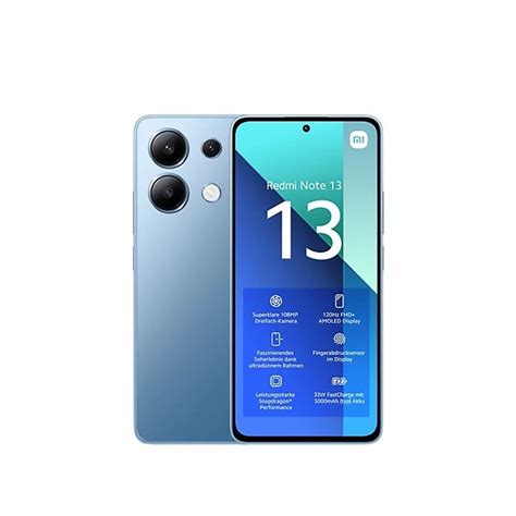 Xiaomi Redmi Note 13 6 GB 128 GB Ice Blue Qiyməti Kreditlə satışı