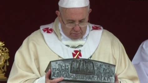 Pope puts 'St. Peter's bones' on display at Vatican - CNN