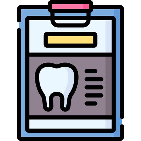 Dental Record Special Lineal Color Icon