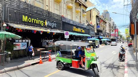 4K Walking On Sukhumvit Road Nana To Asok In Bangkok Thailand