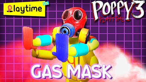 Poppy Playtime Chapter Gas Mask With The Player Vhs Tape Youtube