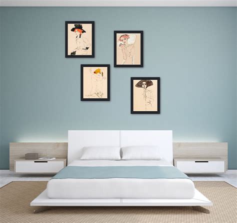 Naked Women Art Egon Schiele Vintage Art Print Funky Feminist Art Set Of Prints Queer Art