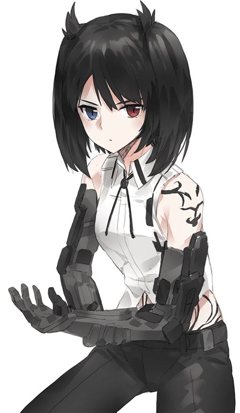 Safebooru 1girl Bad Id Bad Twitter Id Bare Shoulders Black Hair Black