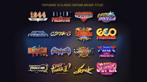 Capcom Home Arcade Plug And Play Machine Revealed By Capcom Rice Digital