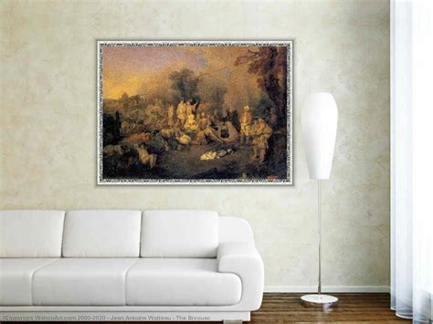 Artwork Replica The Bivouac By Jean Antoine Watteau 1684 1721