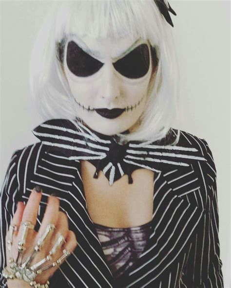 jack skellington glam cosplay makeup Jack Skellington Costume ...