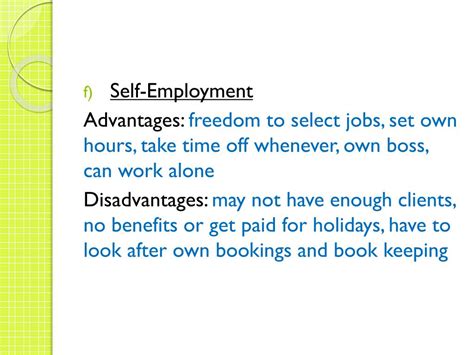 🐈 Advantages And Disadvantages Of Self Employment 6 Common Self 2022