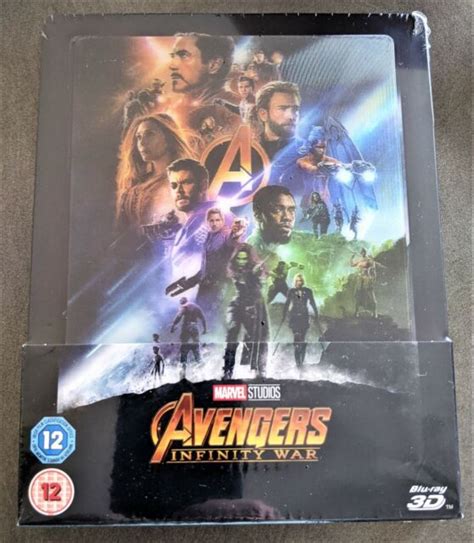 Avengers Infinity War Zavvi Lenticular Steelbook D D Blu Ray Out