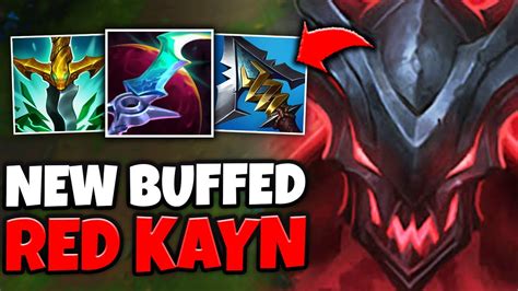 BUFFED RED KAYN DEALS 50 OF YOUR HP WITH ONE Q RHAAST IS AN