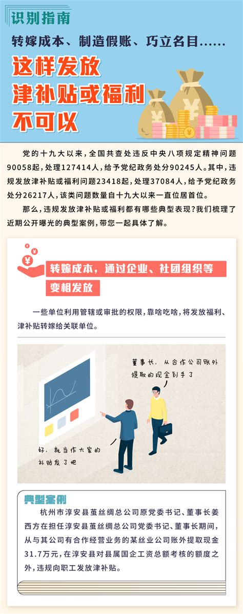 识别指南 转嫁成本、制造假账、巧立名目这样发放津补贴或福利不可以 要闻要论 北京纪检监察网