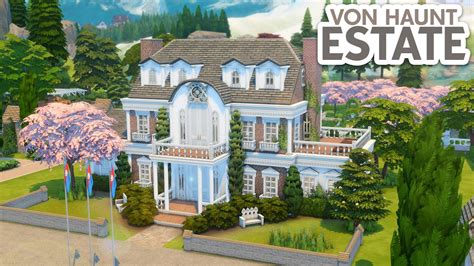 Von Haunt Estate The Sims 4 Speed Build YouTube