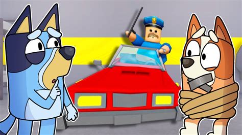 Bluey And Bingo Escape Car Prison Youtube