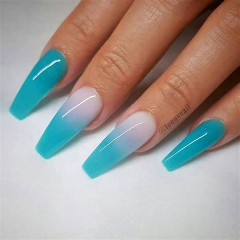 Turquoise Teal Nails For A Refreshing Manicure Gel Nails Nail