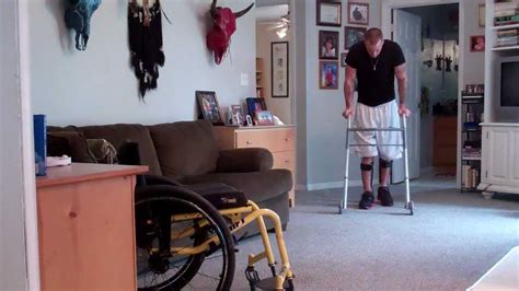 Paraplegic Standing And Walking With Kfos Youtube