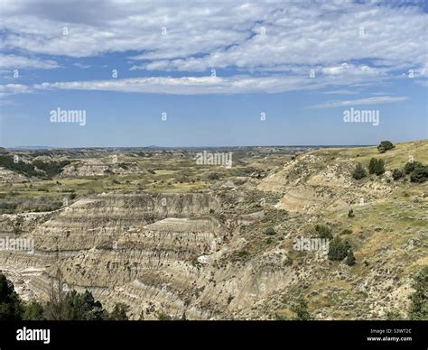 North Dakota Badlands Stock Photo Alamy