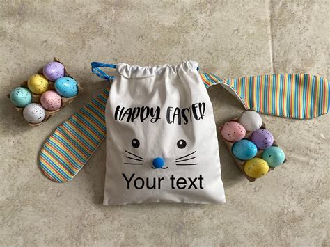 Personalized Easter Bag Easter Treat Filler Easter Favor Etsy