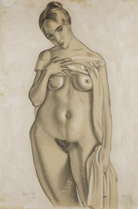 Ochyming Mario Tozzi 1895 1979 STUDIO DI NUDO 1923 Pencil And Chalk