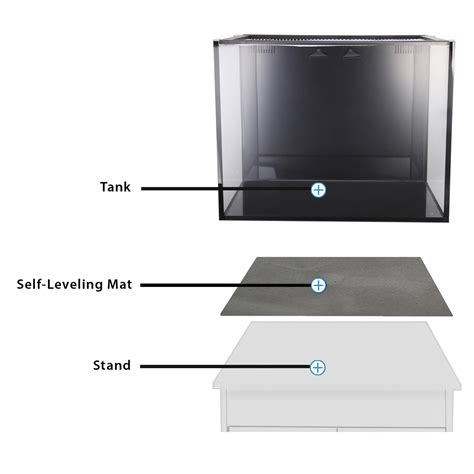 Diy Self Leveling Rubber Aquarium Mat 24 X 24 Innovative Marine