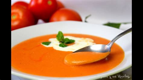 Cómo Hacer Crema De Tomate Caliente FÁcil Y RÁpida Youtube