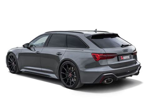 AKRAPOVIC REAR MATT CARBON DIFFUSER AUDI RS6 AVANT C8 2020