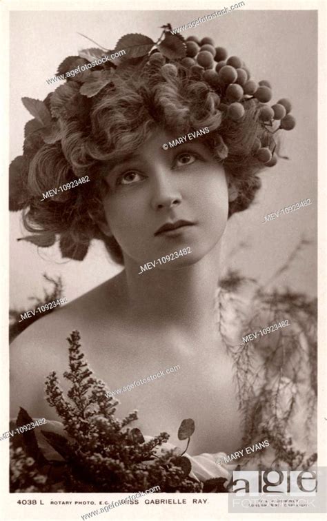 Miss Gabrielle Ray 1883 1973 British Actress Dancer And Singer