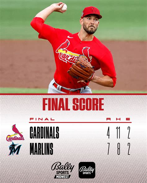 Bally Sports Midwest On Twitter STLCards Fall To The Marlins Under