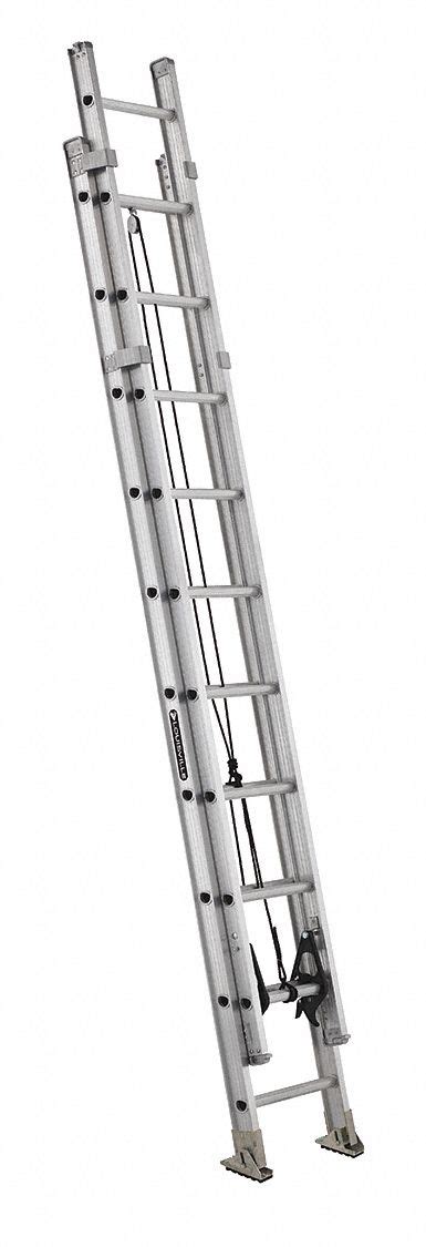 Louisville Ft Aluminum Extension Ladder Lb Load Capacity